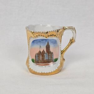 Vintage St Paul MN Courthouse Souvenir Demitasse Cup